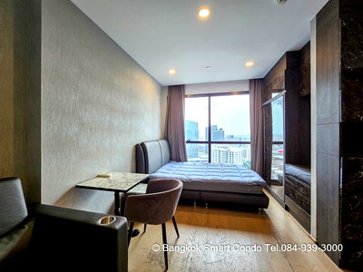 คอนโดให้เช่า : ให้เช่า คอนโด Ashton จุฬา Studio ชั้นสูง แต่งครบ ห้องสวย