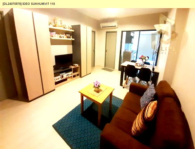 คอนโดให้เช่า : DL24070575 ให้เช่าคอนโด ไอดีโอ สุขุมวิท 115 (IDEO Sukhumvit 115 ) ใกล้ BTS ปู่เจ้า พร้อมเข้าอยู่ โทรด่วน 0614453194 LineID @952jdxxk