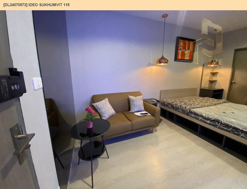 รูป DL24070573 ให้เช่าคอนโด ไอดีโอ สุขุมวิท 115 (IDEO Sukhumvit 115 ) ใกล้ BTS ปู่เจ้า พร้อมเข้าอยู่ โทรด่วน 0800343450 LineID @655ebbvc - รูปที่ 4/6