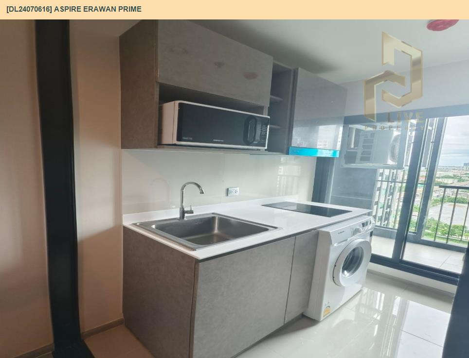 picture DL24070616 Condo for rent, Aspire Erawan Prime near BTS Chang Erawan, ready to move in, call urgently 0656133286 LineID @655ebbvc - 7/9
