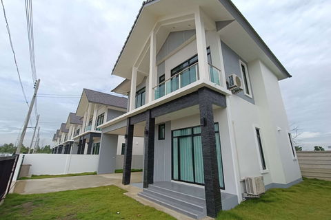 บ้านเดี่ยว นครปฐม บ้านทรัพย์วรา บ้านพร้อมอยู่ ใกล้เซ็นทรัล นครปฐม โรงเรียนสิรินธร ไม่มีค่าส่วนกลางตลอดชีพ