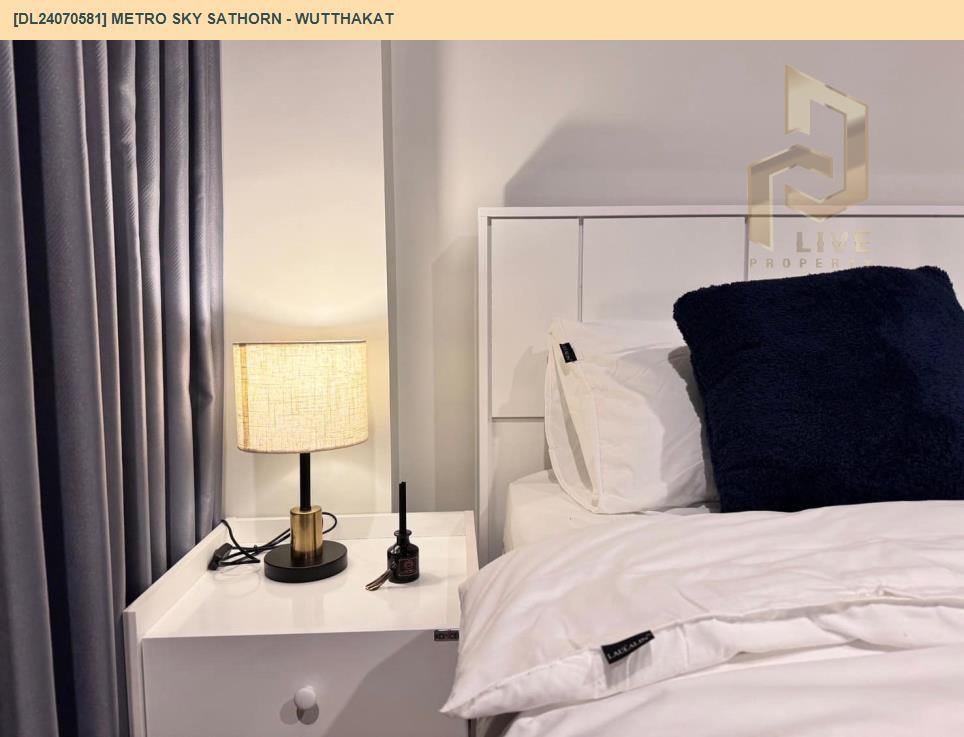 picture DL24070581 Condo for rent, Metro Sky Sathorn - Wutthakat near BTS Wutthakat, ready to move in, call urgently 0656133286 LineID @655ebbvc - 4/12