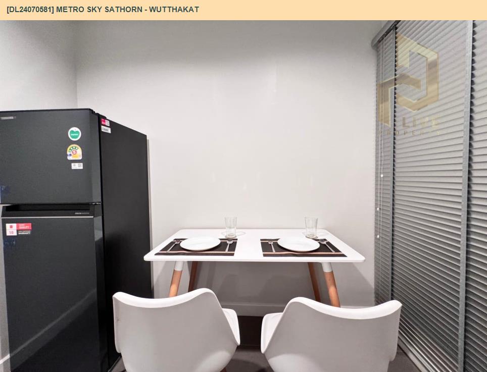 picture DL24070581 Condo for rent, Metro Sky Sathorn - Wutthakat near BTS Wutthakat, ready to move in, call urgently 0656133286 LineID @655ebbvc - 10/12