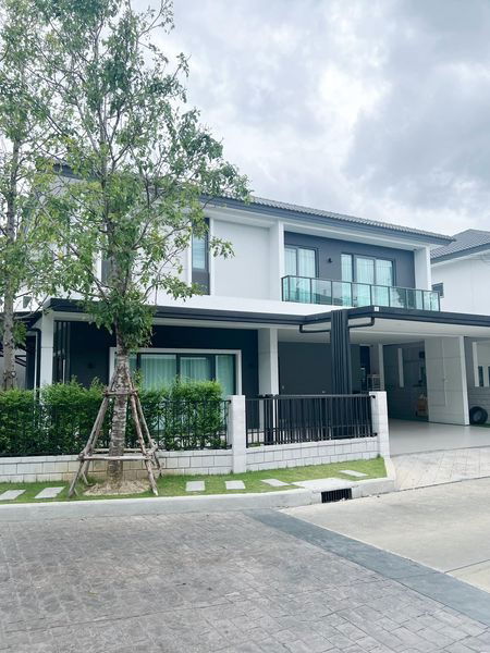 ขายบ้านเดี่ยว : ขายบ้านเดี่ยว 2 ชั้นหมู่บ้านเซนโทร ราชพฤกษ์-สวนผัก 3 60 ตารางวา