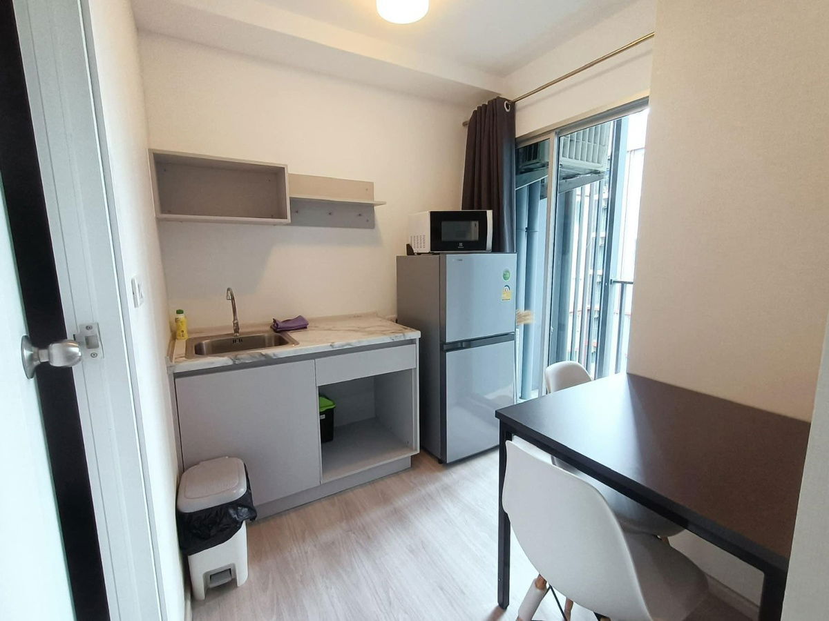picture PRI144  Plum Ram60, floor 8, Fully furnished 23 sqm. 8,000 baht. 064-959-8900 - 4/6
