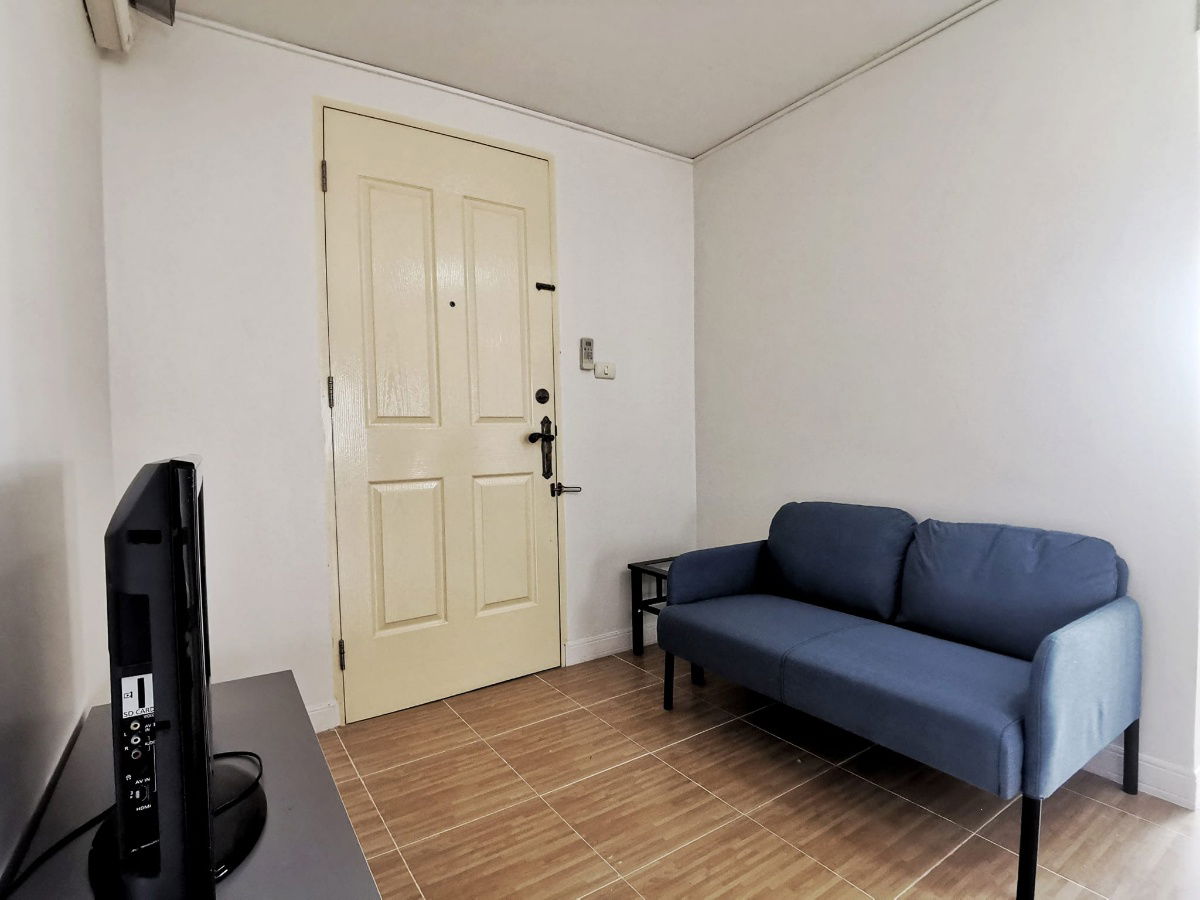 picture MB6303 Happy Condo Ratchada 18 Beautiful room, complete electrical appliances and furniture, convenient travel, ready to move in, near MRT Huai Khwang - 4/8