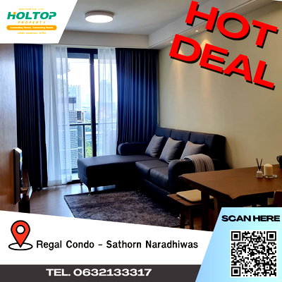 คอนโดให้เช่า : #A211 For rent Regal Condo - Sathorn Naradhiwas