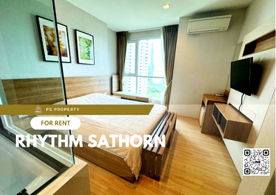 คอนโดให้เช่า : ให้เช่า ✨ Rhythm Sathorn - Narathiwas ✨ เฟอร์นิเจอร์ และ เครื่องใช้ไฟฟ้าครบ ใกล้ BTS สะพานตากสิน