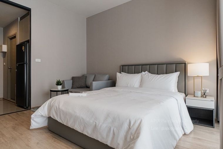 Ideo Rama9 Asoke ไอดีโอ พระราม9 อโศก , สตูดิโอ - ราคา 17,000 บาท แต่งเต็ม Line : @apopplace