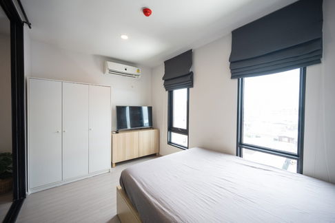 MB6351 Aspire Asoke - Ratchada Beautiful room, fully furnished, ready to move in, convenient transportation, near MRT Rama 9