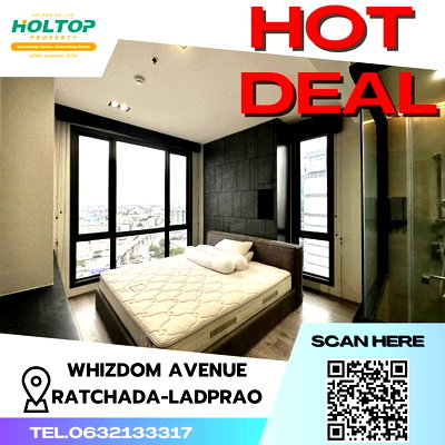 Condos for rent : #N262 For rent Whizdom Avenue Ratchada-Ladprao