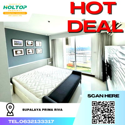คอนโดให้เช่า :  #K295 ให้เช่า ศุภาลัย พรีมา ริวา พระราม 3-นราธิวาส✅   