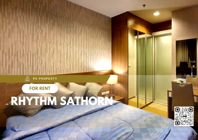 คอนโดให้เช่า : ให้เช่า ✨ Rhythm Sathorn - Narathiwas ✨ เฟอร์นิเจอร์ และ เครื่องใช้ไฟฟ้าครบ ใกล้ BTS สะพานตากสิน