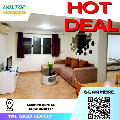 Condos for rent :  #K300For rent  Lumpini Center Sukhumvit 77 🏘️