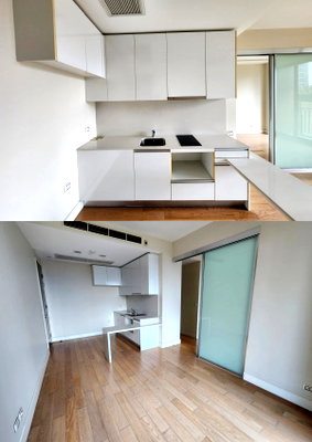 Condos for sale : 1 bedroom 39 sq.m.* Starting at 4.5 million baht, empty room ready for the new owner to arrange as desired.