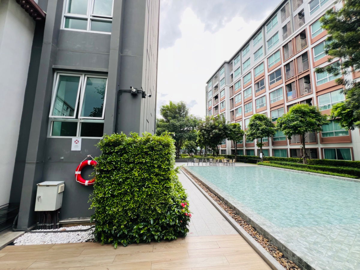 รูป 📍ให้เช่า ดีคอนโดพิงค์วิวสระ ชั้น 3ตึกA 30ตรม. ☎️064-792-4426 - รูปที่ 38/44