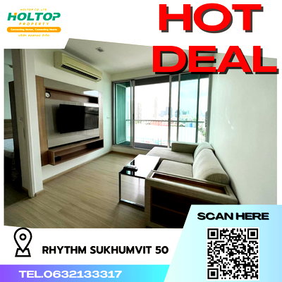 Condos for rent : #K317 For rent Rhythm Sukhumvit 50 close to BTS Onnut 🌅