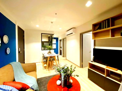 คอนโดให้เช่า : ⚡⚡พร้อมเข้าอยู่ 2 Bedrooms⚡The Base Garden Rama 9⚡LineID : @AgentCondo (มี@ ข้างหน้า) ⚡