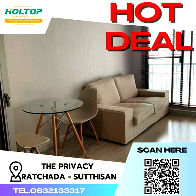 Condos for rent : #N300 Condo for Rent The Privacy Ratchada-Sutthisan