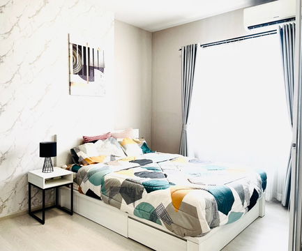 For rent, Chapter One shine bangpo,  1bedroom, 26 floor 29sqm (with washing machine) 🆔 line: ey_annie