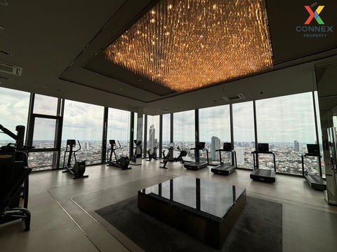For Rent Condo , RHYTHM Charoenkrung Pavillion , high floor , Wat Phraya Krai , Bang Kho Laem , Bangkok , CX-102098 ✅ Live chat with us ADD LINE @connexproperty ✅ 