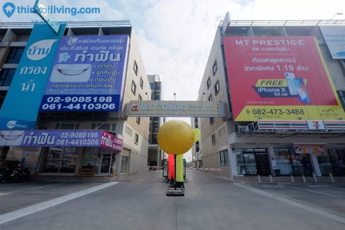 MT prestige พหลโยธิน เดือนละ 11,000 2ห้องน้ำ 2ห้องนอน (นวนคร-ตลาดไท) ชั้น2 ตึกB