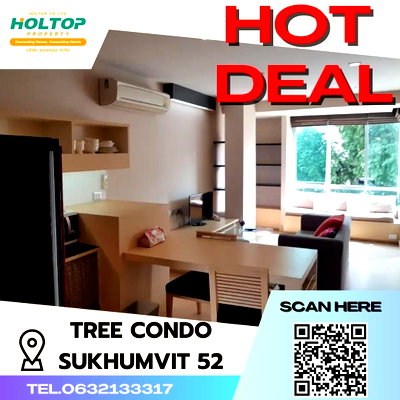 Condos for rent : #N313 Condo For Rent Tree Condo Sukhumvit 52