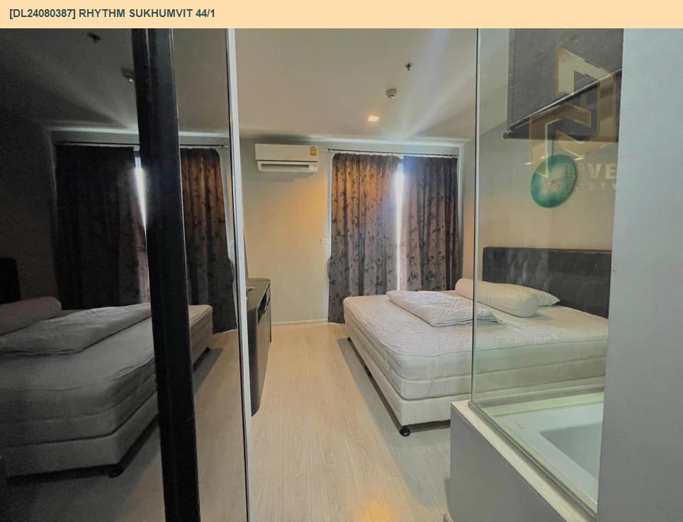 picture DL24080387 Condo for rent, Rhythm Sukhumvit 44/1 near BTS Phra Khanong, ready to move in, call urgently 0656133286 LineID @655ebbvc - 5/10