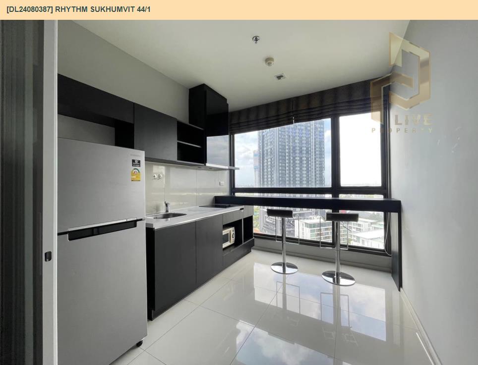 picture DL24080387 Condo for rent, Rhythm Sukhumvit 44/1 near BTS Phra Khanong, ready to move in, call urgently 0656133286 LineID @655ebbvc - 4/10