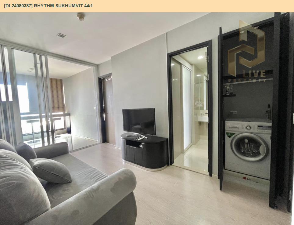 picture DL24080387 Condo for rent, Rhythm Sukhumvit 44/1 near BTS Phra Khanong, ready to move in, call urgently 0656133286 LineID @655ebbvc - 2/10