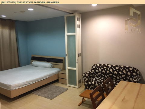 DL23070220 Condo for rent, The Station Sathorn - Bangrak near BTS Saphan Taksin, ready to move in, call urgently 0638692663 LineID @162cjixi