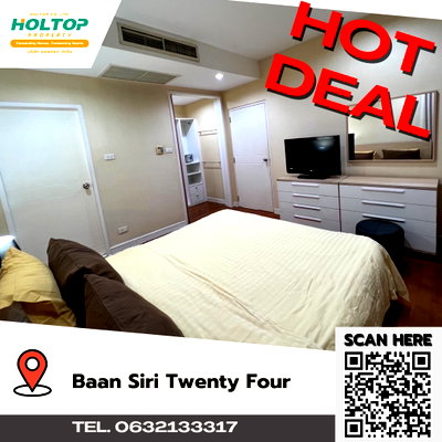 คอนโดให้เช่า : #A300 For rent Baan Siri Twenty Four