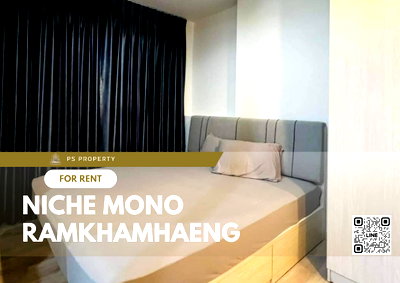 Condos for rent : For rent ✨ Niche Mono Ramkhamhaeng ✨ complete furniture and electrical appliances, near The Mall Bang Kapi.