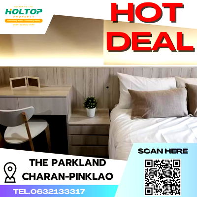 Condos for rent Central Pinklao : #N328 For Rent The Parkland Charan-Pinklao