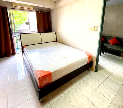 เช่าคอนโด ม.ศรีนครินทรวิโรฒ วิทยาเขตประสานมิตร : 🟢R5163 ให้เช่าคอนโด Duliya Chalisma 🌈เฟอร์ครบพร้อมอยู่🌈💥มีเครื่องซักผ้า💥📲 Line ID: @easy_condo (มี@ นำหน้าค่ะ) .