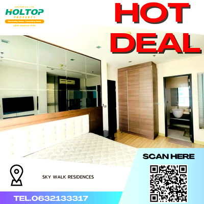 Condos for rent BTS On Nut : #P292 Sky Walk Residences Near BTS Phra Khanong