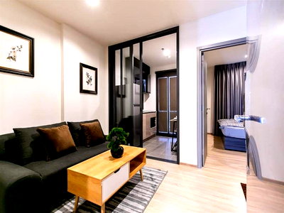 Condos for rent : P150 The Base Garden Rama9, beautifully decorated, well-built, complete with electrical appliances, ready to move in