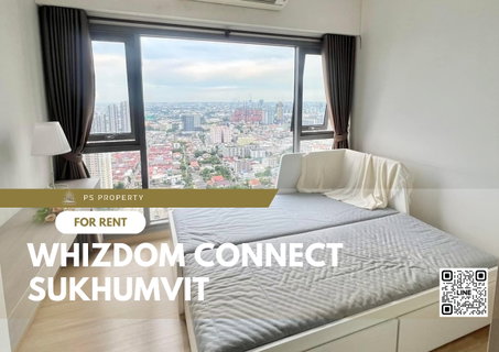 รูปภาพ For rent 🔺 Whizdom Connect Sukhumvit 🔺 complete furniture and electrical appliances, near BTS Punnawithi.