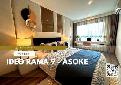 Condos for rent : For rent 📌 IDEO Rama 9 - Asoke 📌 2 bedrooms, 2 bathrooms, furniture, complete electrical appliances.