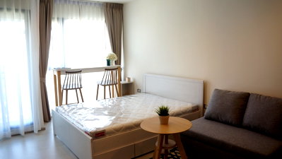 Condos for rent : For Rent_Rhythm Sukhumvit 36-38,  8th  floor, 24.20 sq.m. Studio, Fully furnished. Ready to move in 1 Nov 26