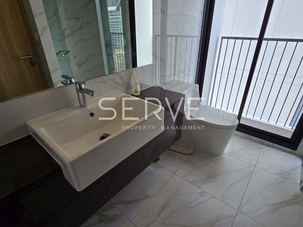 picture Nice Decorate 1 Bed Good Location New Condo Close to BTS Asok & MRT Sukhumvit 550 m. / For Rent-Noble BE19 - 8/8