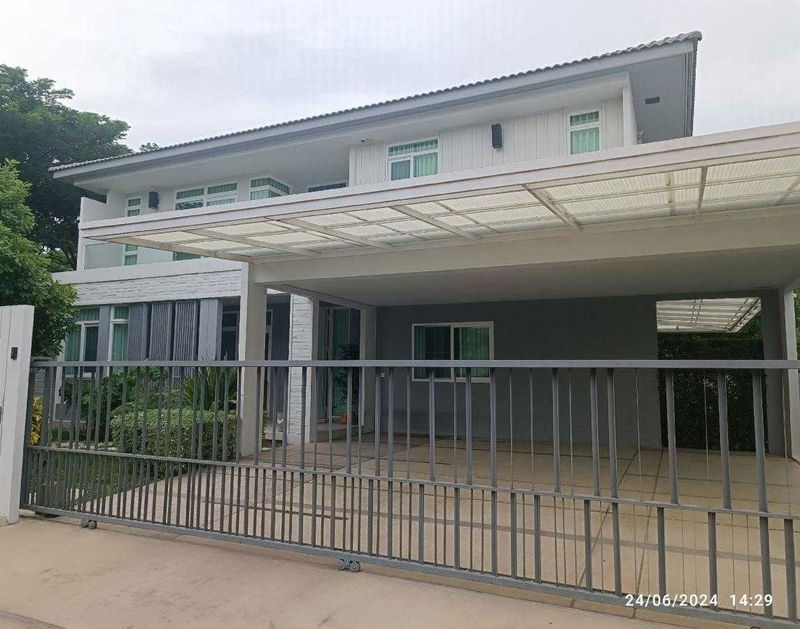 ขายบ้านเดี่ยว : S-MBW103 ขาย บ้านเดี่ยว มัณฑนา บางนา วงแหวน ขนาด 90ตร.ว. 2ชั้น พื้นที่ใช้สอย 286ตร.ม. 4นอน 5น้ำ 24.5 ล้าน 064-959-8900