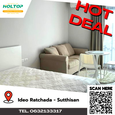คอนโดให้เช่า : #A333 For rent Ideo Ratchada - Sutthisan