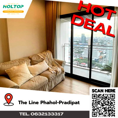 คอนโดให้เช่า : #A334 For rent The Line Phahol-Pradipat