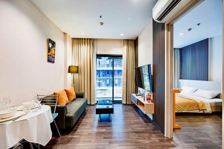 ขาย The Line อโศก-รัชดา 1 ห้องนอน 34 ตร.ม. สภาพเยี่ยม ใกล้ MRT พระราม 9