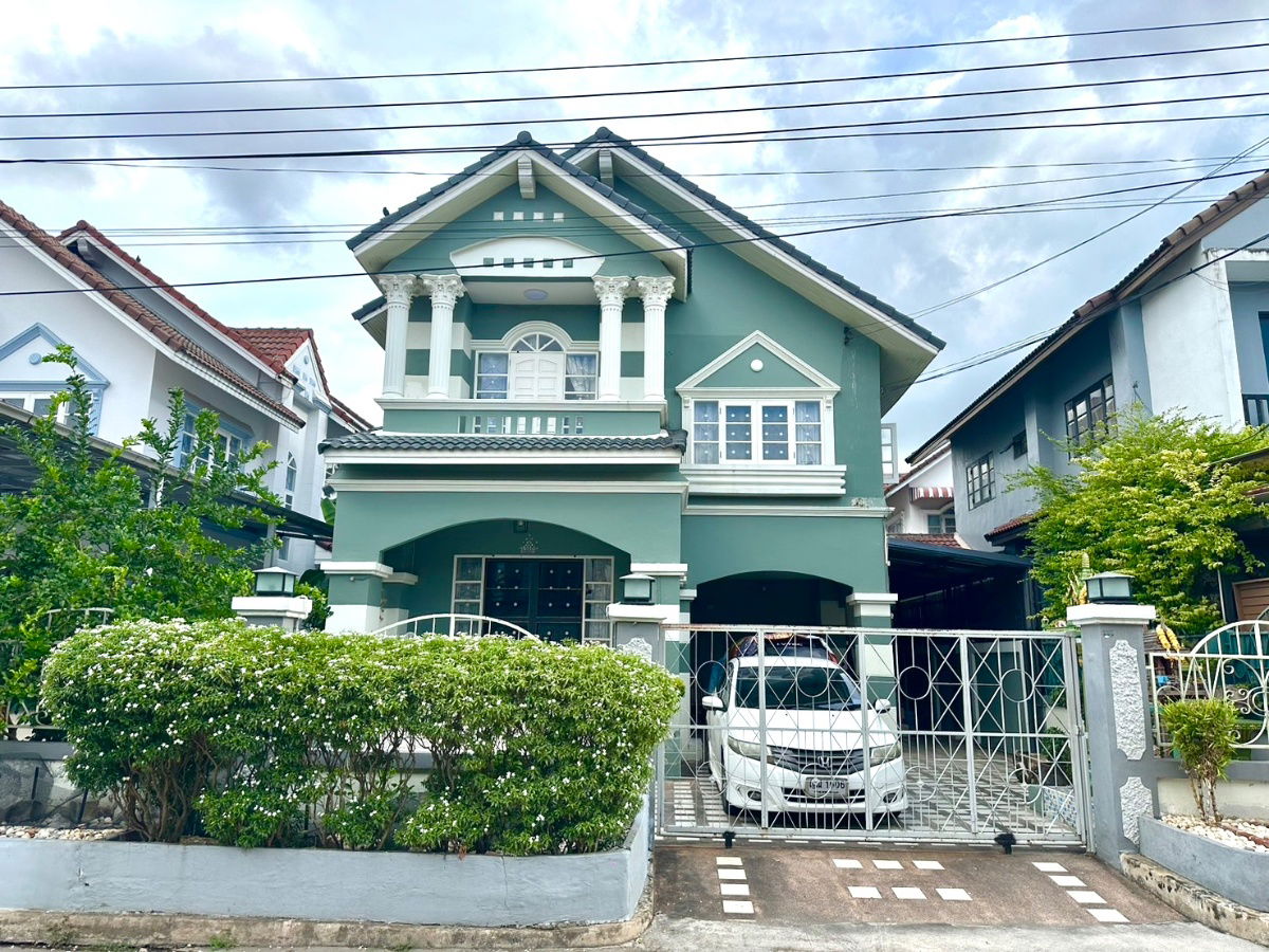 รูป ปล่อยเช่าบ้าน‼️หมู่บ้านวิโรจน์วิลล์ บ้านกล้วยไทรน้อย บ้านเดี่ยว 60 ตรว.(ต้นซอย) 3 นอน 2 น้ำ จอดรถ 3 คัน เฟอร์นิเจอร์พร้อมเข้าอยู่ - รูปที่ 1/19