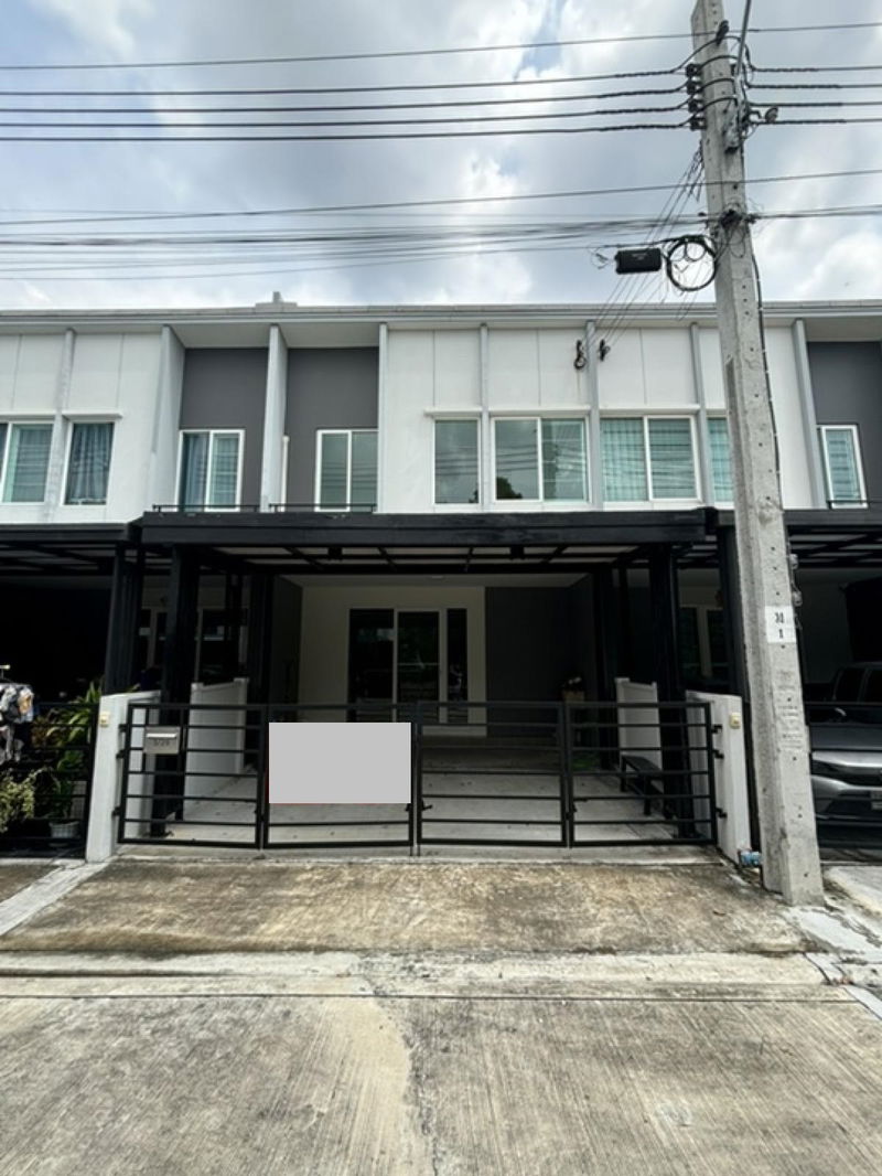 ขายทาวน์โฮม : #E1245704 ✅ 02/9/67 ขายบ้านทาวน์โฮม Pleno Ramintra - Bangchan Station 📲📢สอบถาม ld line @condoboy