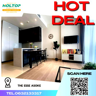 คอนโดให้เช่า : #K405 For rent The ESSE Asoke🩷 