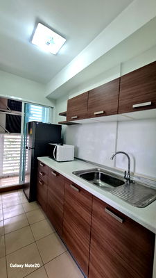Condos for rent Makro Ladprao (Makro Lat Phrao) : Fully furnished corner room for rent , near ARL Huamak and Stamford University