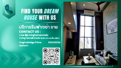 Condos for rent Sathorn Thani Tower :  For rent Knightsbridge Prime Sathorn, beautifully decorated condo, ready to move in, Free cleaning 2 times per month LH-RW005136